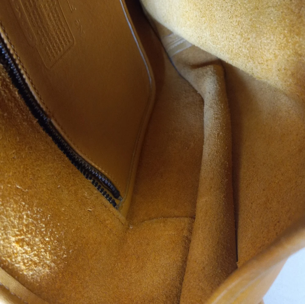 Coach ORIGINALS Large Ergo Flap Bag In Mustard #9029 - Picture 12 of 15